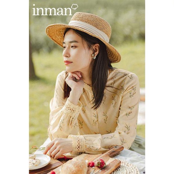 inamn women retro ladies autumn romantic lace long sleeve with flower print floral design button up female shirt blouse 210302, White
inamn women retro ladies autumn romantic lace long sleeve with flower print floral design button up female shirt blouse 210302, White