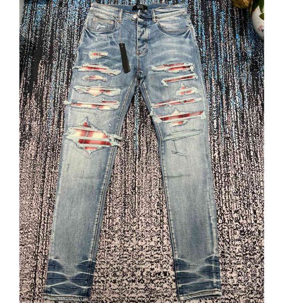 designer jeans tide brand a 22 miri american street hip hop pants retro ripped pants fashion loose men's sports sweatpants, Blue
designer jeans tide brand a 22 miri american street hip hop pants retro ripped pants fashion loose men's sports sweatpants, Blue