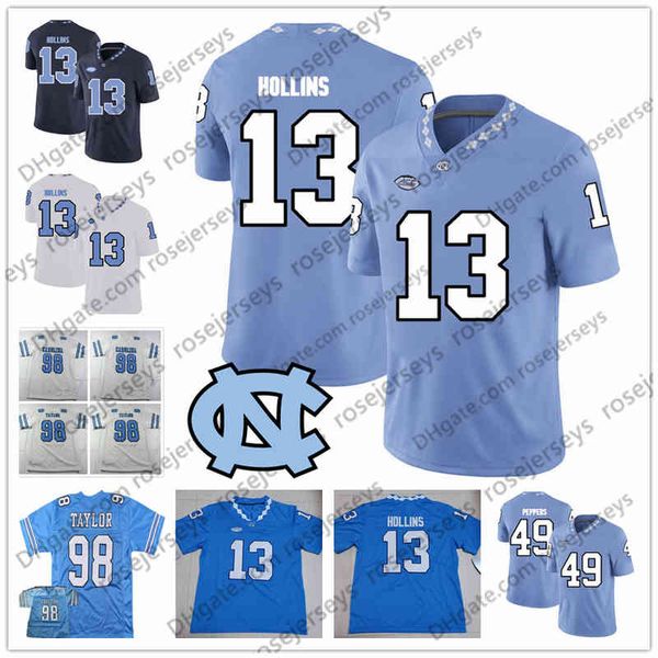 unc north carolina tar heels #13 mack hollins 64 jeff saturday 87 brandon tate 88 hakeem nicks light blue navy white retired jersey, Black
unc north carolina tar heels #13 mack hollins 64 jeff saturday 87 brandon tate 88 hakeem nicks light blue navy white retired jersey, Black