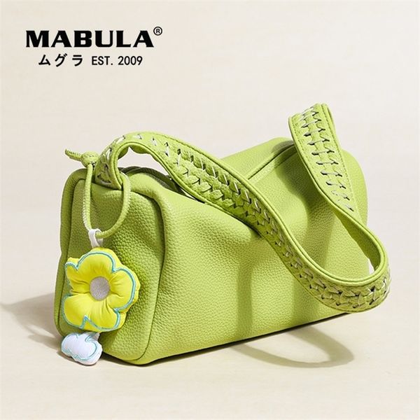 mabula soft leather underarm bags casual plaited strap women shoulder bags flower tassel cute summer travel small tote handbag 220815
mabula soft leather underarm bags casual plaited strap women shoulder bags flower tassel cute summer travel small tote handbag 220815