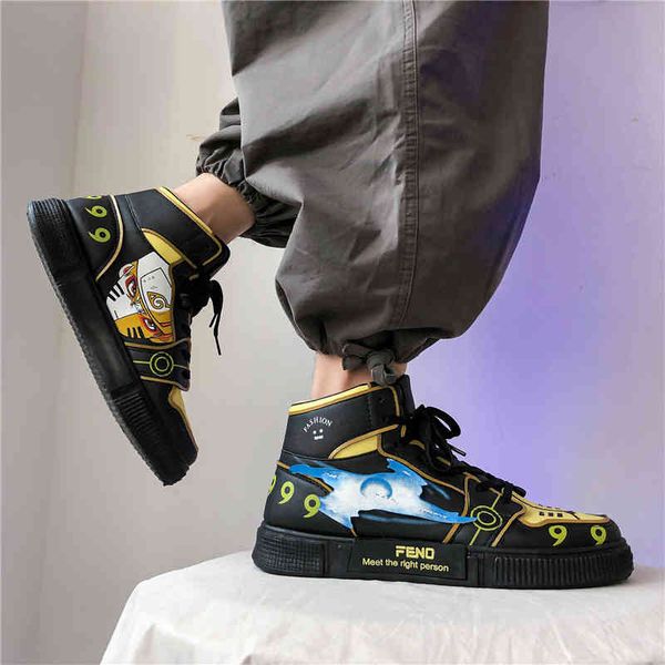 a 22ssj men's shoes summer high board naruto joint no. 1 anime plus size sports tide designer fashion basketball shoes, Black
a 22ssj men's shoes summer high board naruto joint no. 1 anime plus size sports tide designer fashion basketball shoes, Black