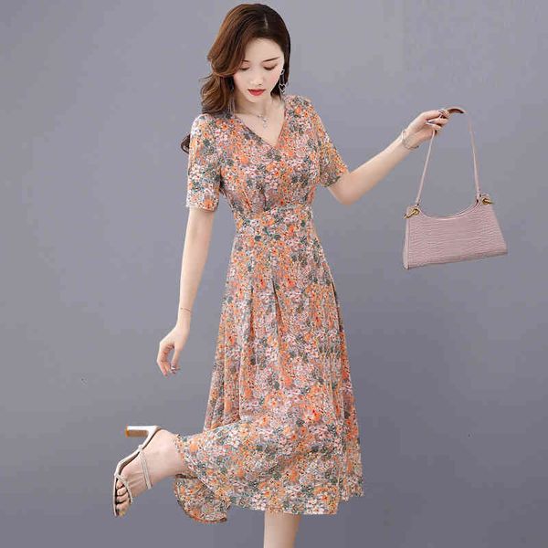 casual dresses chiffon floral dress women's summer 2022 slim french temperament foreign style short sleeved long skirt n4cc, Black;gray
casual dresses chiffon floral dress women's summer 2022 slim french temperament foreign style short sleeved long skirt n4cc, Black;gray