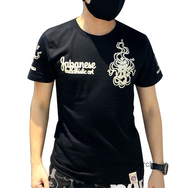 designer t shirt mens brand youth cotton wash lotus short sleeve tshirts men summer clothes, White;black
designer t shirt mens brand youth cotton wash lotus short sleeve tshirts men summer clothes, White;black