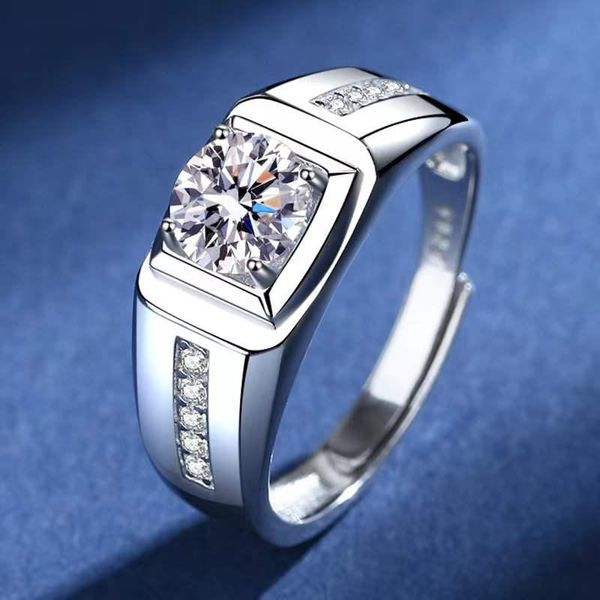 cluster rings luxury 925 sterling silver 1ct d color vvs1 moissanite men ring plated white gold adjustable wedding anniversary gift, Golden;silver
cluster rings luxury 925 sterling silver 1ct d color vvs1 moissanite men ring plated white gold adjustable wedding anniversary gift, Golden;silver
