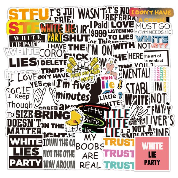 50pcs little lie english sticker for diy cute stationery lapskateboard guitar waterproof decals water bottle
50pcs little lie english sticker for diy cute stationery lapskateboard guitar waterproof decals water bottle