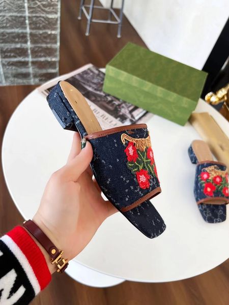 luxury designer slippers women sandals denim ladies summer flat outdoor beach rainbow fashion flops striped leather flowers 0321, Black
luxury designer slippers women sandals denim ladies summer flat outdoor beach rainbow fashion flops striped leather flowers 0321, Black