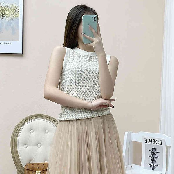 women's tanks & camis round neck vest gold silk contrast knitting inside and outside wearing thread women's blouse slim wool brigh, White
women's tanks & camis round neck vest gold silk contrast knitting inside and outside wearing thread women's blouse slim wool brigh, White