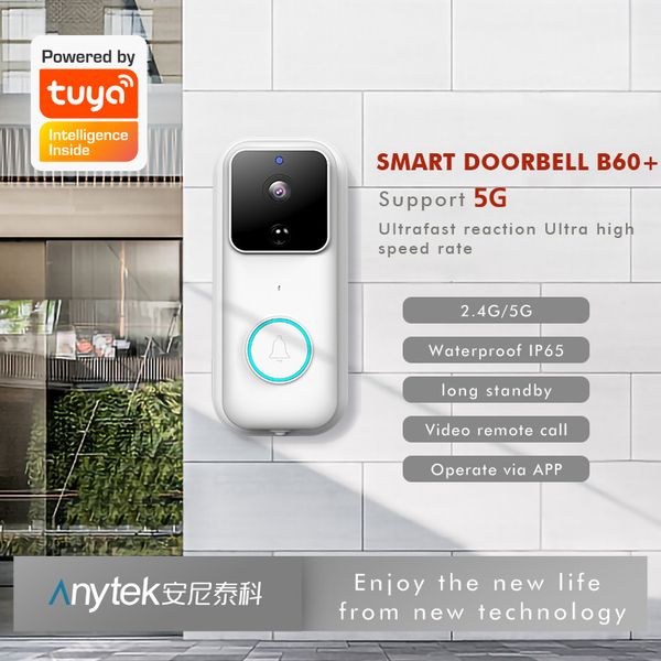 b60+ video wifi doorbell smart home security system tuya hd 1080p b60 plus door bell visual intercom ip cloud storage wireless security came, Black;white
b60+ video wifi doorbell smart home security system tuya hd 1080p b60 plus door bell visual intercom ip cloud storage wireless security came, Black;white