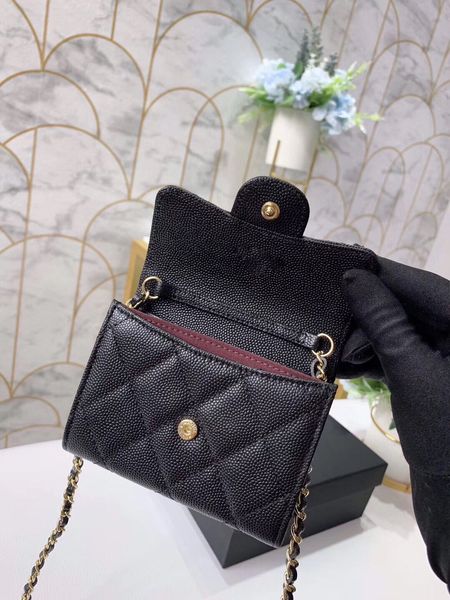 miercol genuine leather mini evening bags small wallet with chain fashion woc luxury women's caviar leather holder
miercol genuine leather mini evening bags small wallet with chain fashion woc luxury women's caviar leather holder