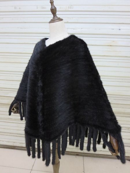 real mink fur poncho wraps women's winter party cape coat with tassels black, Blue;gray
real mink fur poncho wraps women's winter party cape coat with tassels black, Blue;gray