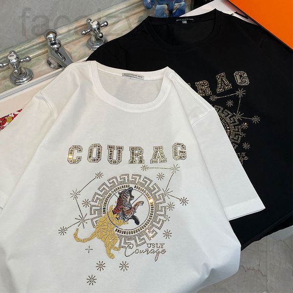 men's t-shirts designer 2022 year of the tiger boutique short sleeve t-shirt men's pattern diamond trend versatile mercerized cott, White;black
men's t-shirts designer 2022 year of the tiger boutique short sleeve t-shirt men's pattern diamond trend versatile mercerized cott, White;black