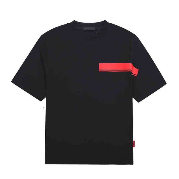 milanese style designer men's fashion t-shirts letter shollow out red striped glue applique print short sleeves cotton icon ins, White;black
milanese style designer men's fashion t-shirts letter shollow out red striped glue applique print short sleeves cotton icon ins, White;black
