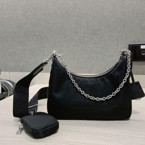 fashion accessories 2022 new designer p nylon da handbag korean fashion three-in-one crossbody bag, Silver
fashion accessories 2022 new designer p nylon da handbag korean fashion three-in-one crossbody bag, Silver