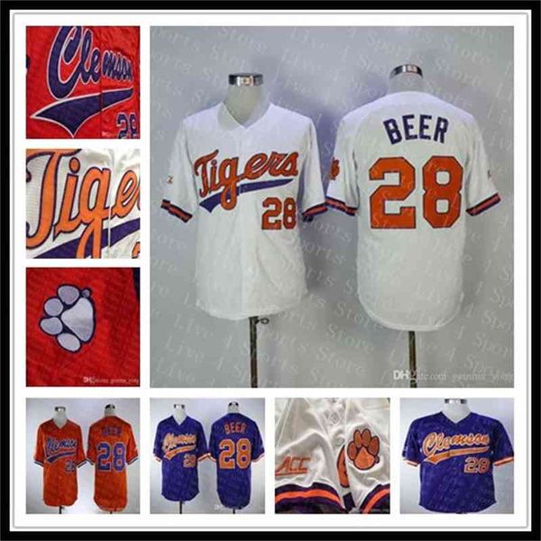 clemson ncaa college baseball seth beer 28 home road away sewn jerseys wholesale all stitched sports shirts, Black
clemson ncaa college baseball seth beer 28 home road away sewn jerseys wholesale all stitched sports shirts, Black