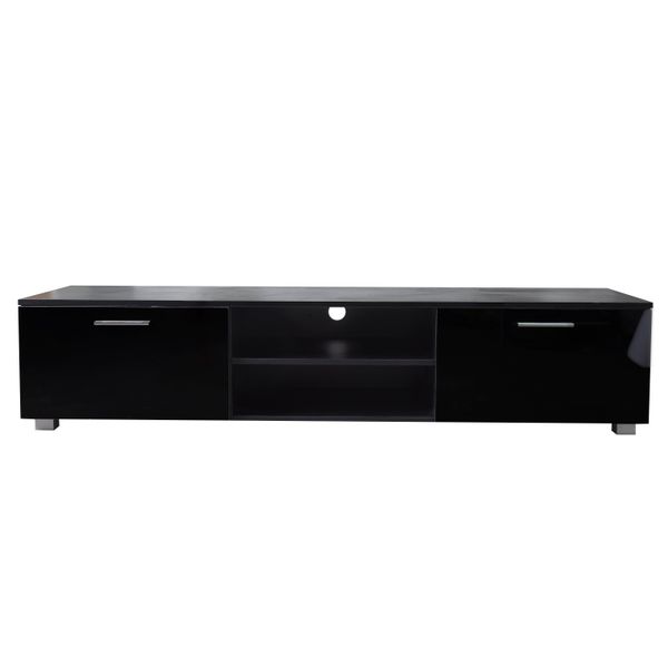 living room furniture black tv stand 70 inch tv stands media console entertainment center television table 2 storage cabinet with open shelv
living room furniture black tv stand 70 inch tv stands media console entertainment center television table 2 storage cabinet with open shelv
