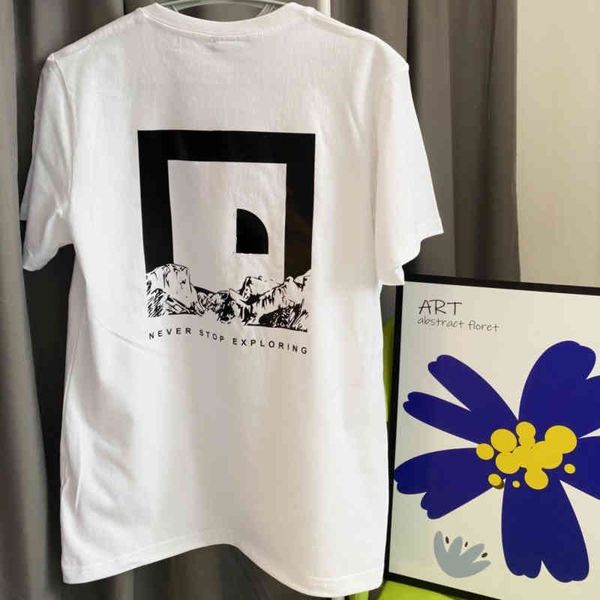 cotton short sleeve t shirt tnface designer shirt snow mountain print t-shirt loose breathable round neck sports for men, White;black
cotton short sleeve t shirt tnface designer shirt snow mountain print t-shirt loose breathable round neck sports for men, White;black