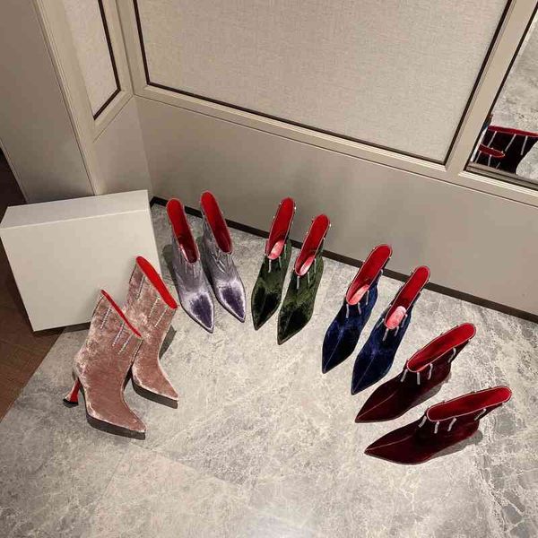 boots women's pointed boots and slim high heels fashionable winter shoes crystal decoration series, Black
boots women's pointed boots and slim high heels fashionable winter shoes crystal decoration series, Black