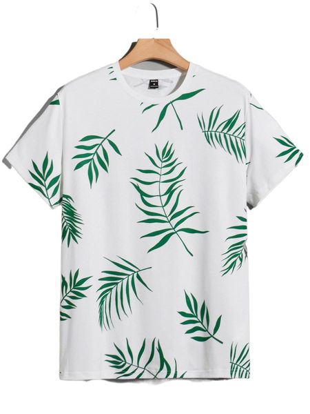 men tropical print tee 618r#, White;black
men tropical print tee 618r#, White;black