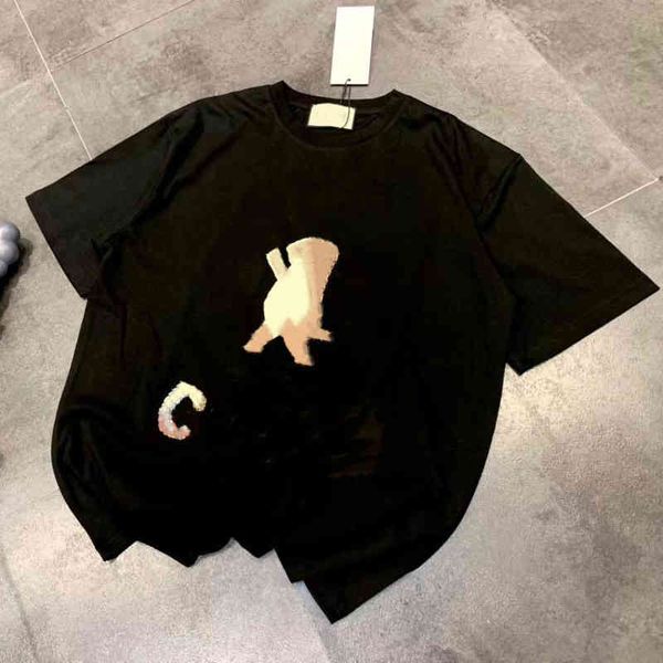 women's t-shirt summer year of the tier fashion brand t-shirt pure cotton loose version simple and versatile women's lovers, White
women's t-shirt summer year of the tier fashion brand t-shirt pure cotton loose version simple and versatile women's lovers, White