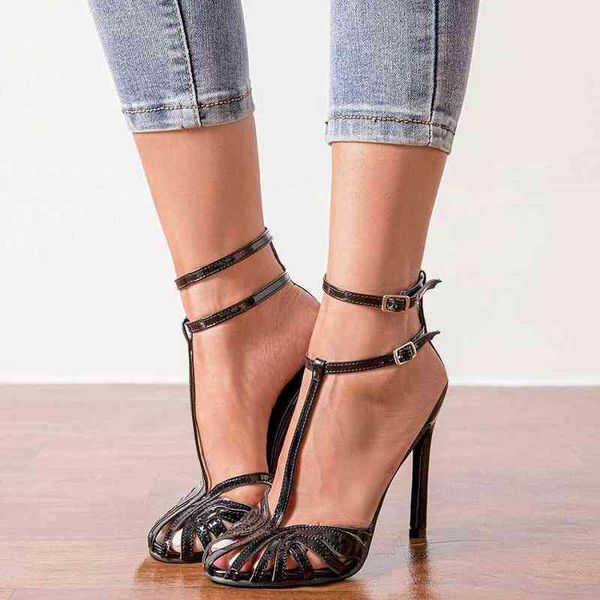 sandals women high heeled sandals modern shoes word buckle dance fashion party skirt 2022 220419, Black
sandals women high heeled sandals modern shoes word buckle dance fashion party skirt 2022 220419, Black