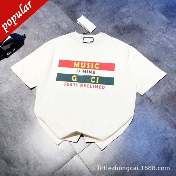 factory direct sales fashion trend short sleeves summer new classic simple red and stripe letter printing sleeve loose t-shirt, White;black
factory direct sales fashion trend short sleeves summer new classic simple red and stripe letter printing sleeve loose t-shirt, White;black
