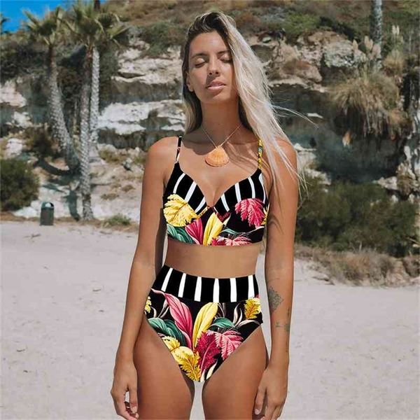 high waist swimwear women swimsuit 2021 bikini new bandage bikinis set padded bathing suit print biquini maillot de bain 210319, White;black
high waist swimwear women swimsuit 2021 bikini new bandage bikinis set padded bathing suit print biquini maillot de bain 210319, White;black