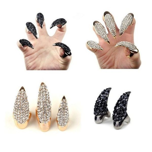 retro punk talon nail rings decor sharp alloy finger claw knuckle set vintage style sharp performance props jewelry for women, Golden;silver
retro punk talon nail rings decor sharp alloy finger claw knuckle set vintage style sharp performance props jewelry for women, Golden;silver