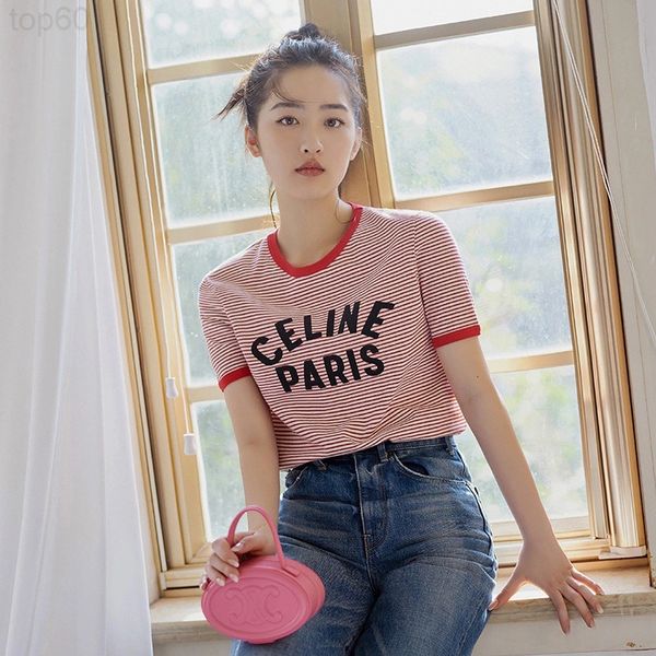 women's t-shirt designer ce lisa's same 2022 spring and summer new striped t-shirt women's college style short sleeved vpha20, White
women's t-shirt designer ce lisa's same 2022 spring and summer new striped t-shirt women's college style short sleeved vpha20, White