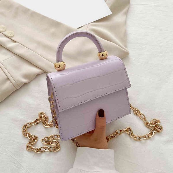 women mini shoulder bag alligator leather handle tote chain female solid color crossbody messenger pouch g220524
women mini shoulder bag alligator leather handle tote chain female solid color crossbody messenger pouch g220524