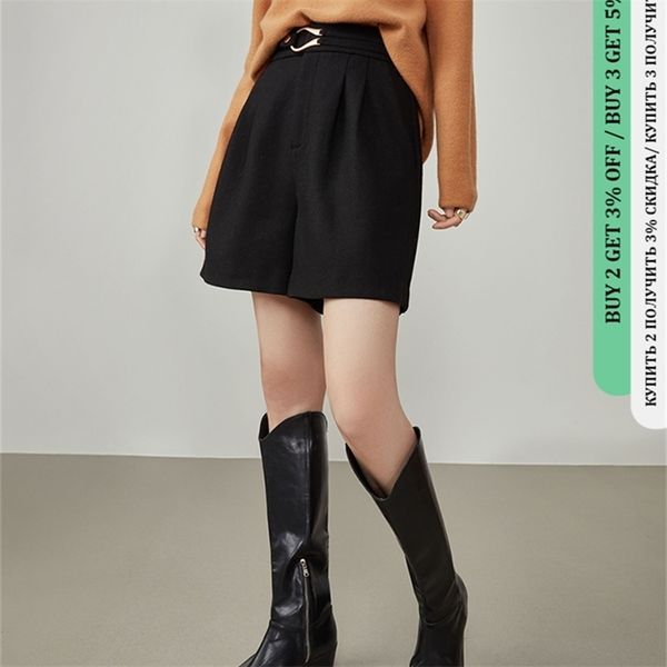 fsle women winter black short all-match woolen casual thicken shorts women loose high waist short pants 220419, White;black
fsle women winter black short all-match woolen casual thicken shorts women loose high waist short pants 220419, White;black