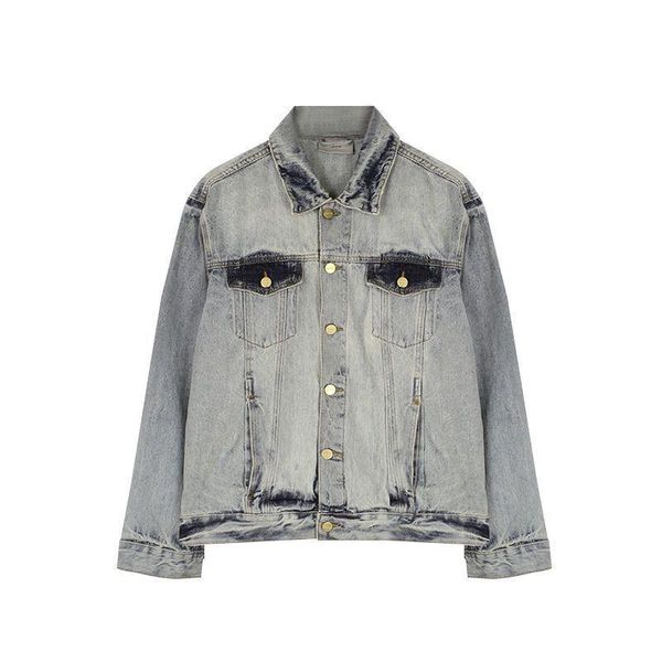 2022 high street tide brand washed old retro cotton men denim jacket women casual sports new jackets, Black;brown
2022 high street tide brand washed old retro cotton men denim jacket women casual sports new jackets, Black;brown