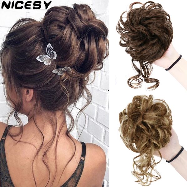 costume accessories synthetic curly chignon rubber band hair ring bun elastic band messy hair bun updo hairpieces extensions for women, Silver
costume accessories synthetic curly chignon rubber band hair ring bun elastic band messy hair bun updo hairpieces extensions for women, Silver