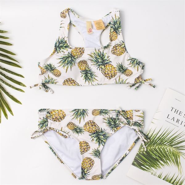 children pine pattern swimwear kids two pieces swimsuits girl bikinis set beach wear swimsuit for girls tankini biquini 220426, Black
children pine pattern swimwear kids two pieces swimsuits girl bikinis set beach wear swimsuit for girls tankini biquini 220426, Black
