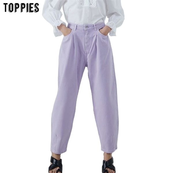 ies women pants vintage denim pants casual streetwear 2020 fashion violet mom jeans lj200814, Black;white
ies women pants vintage denim pants casual streetwear 2020 fashion violet mom jeans lj200814, Black;white