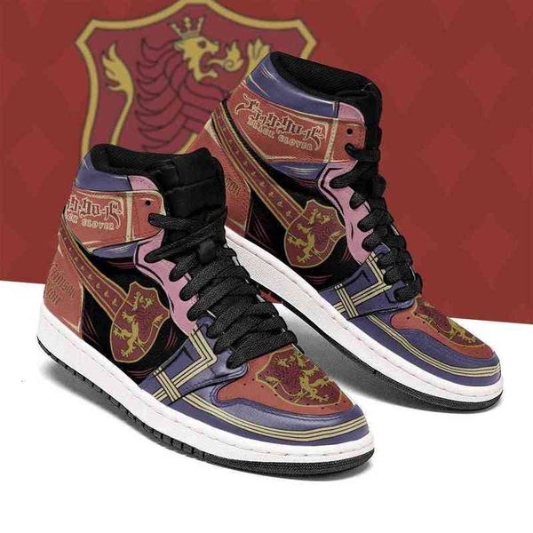 crimson lion magic knight sneakers black clover anime