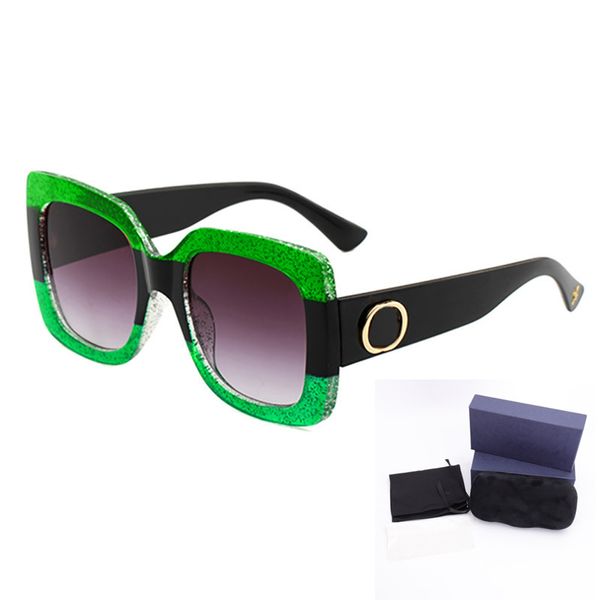 

Designer Sunglasses Trend Element Popular Adumbral Multicolor Options Good Design for Man Woman 6 Styles Top Quality