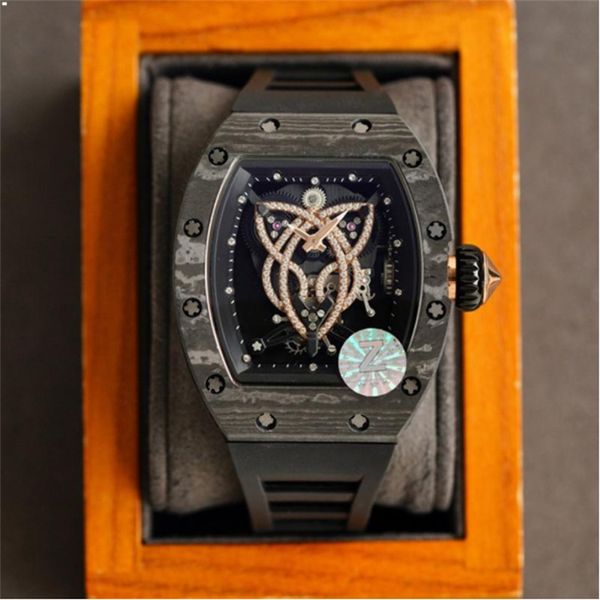 10 types skeleton silver diamonds watches men luxury brand blue case rubber strap automatic self-winding watch with box, Slivery;brown
10 types skeleton silver diamonds watches men luxury brand blue case rubber strap automatic self-winding watch with box, Slivery;brown