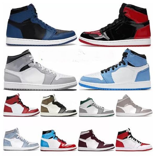 classic jumpman 1 1s basketball shoe shoes high og patent bred dark mocha marina blue mid shadow red smoke grey men woman designers sports s
classic jumpman 1 1s basketball shoe shoes high og patent bred dark mocha marina blue mid shadow red smoke grey men woman designers sports s