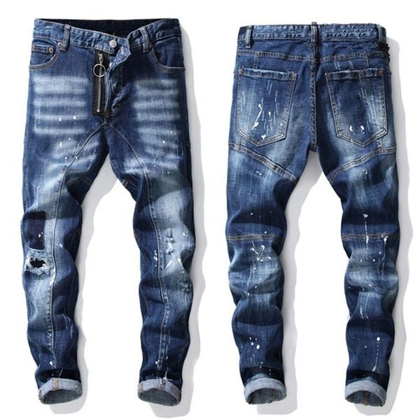 jean mens rips stretch black jeans fashion slim fit washed motocycle denim pants panelled hip hop trouser dsquare 2 s dsq2s dsqs qnp, Blue
jean mens rips stretch black jeans fashion slim fit washed motocycle denim pants panelled hip hop trouser dsquare 2 s dsq2s dsqs qnp, Blue