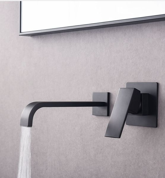 in wall black basin faucet solid brass single handle bathroom sink cold water mixer tap 2 holes
in wall black basin faucet solid brass single handle bathroom sink cold water mixer tap 2 holes