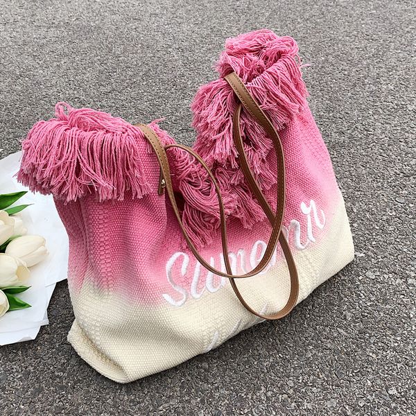 luxury tassel totes handbags women letter embroidery alar one-shoulder bag lady style gradient large capacity messenger bags h0254
luxury tassel totes handbags women letter embroidery alar one-shoulder bag lady style gradient large capacity messenger bags h0254