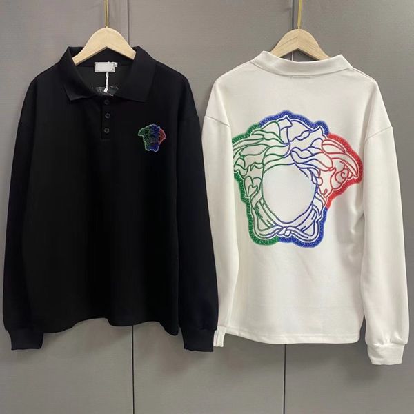 22ss vers sweater mens designer polo shirt long sleeve tshirt men sweaters medusa print hoodie loose casual pullover jacket coat, Black
22ss vers sweater mens designer polo shirt long sleeve tshirt men sweaters medusa print hoodie loose casual pullover jacket coat, Black