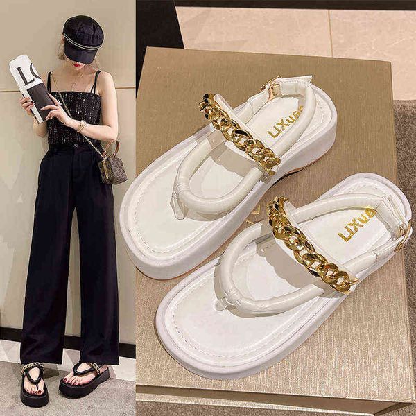 sandals platform shoes for women fashion metal chain clip toe roman sandals trend street high heels slippers 220704, Black
sandals platform shoes for women fashion metal chain clip toe roman sandals trend street high heels slippers 220704, Black