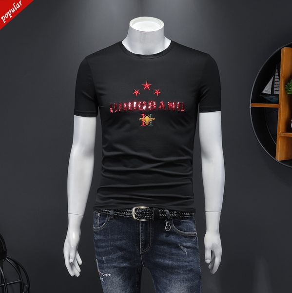 factory direct sales fashion trend short sleeves summer new little embroidery t-shirt slim fit personality half bottoming shirt men's, White;black
factory direct sales fashion trend short sleeves summer new little embroidery t-shirt slim fit personality half bottoming shirt men's, White;black