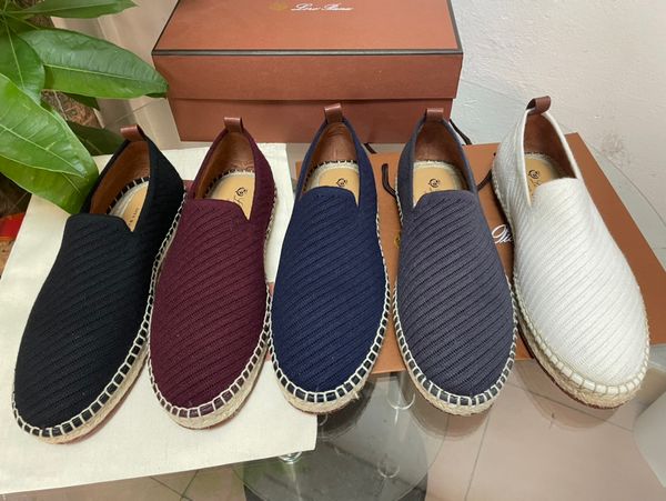 luxury designer mens slip on loro casual walk shoes espadrille rope bottoms weave lp flats walking sneakers man hombre 39-45, Black
luxury designer mens slip on loro casual walk shoes espadrille rope bottoms weave lp flats walking sneakers man hombre 39-45, Black