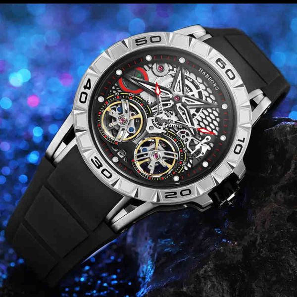 luxury mens mechanical watch double tourbillon fully automatic transparent design waterproof luminous geneva es brand wristwatch, Slivery;brown
luxury mens mechanical watch double tourbillon fully automatic transparent design waterproof luminous geneva es brand wristwatch, Slivery;brown