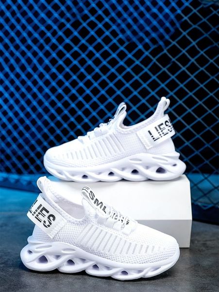 boys letter graphic lace up front sneakers she, Black 
boys letter graphic lace up front sneakers she, Black