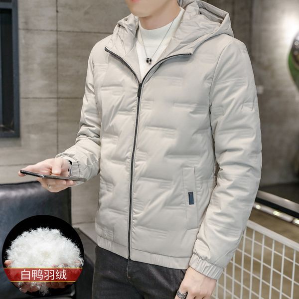 white duck down jacket spring autumn winter new men's thickening men's hooded men's clothing, Black
white duck down jacket spring autumn winter new men's thickening men's hooded men's clothing, Black