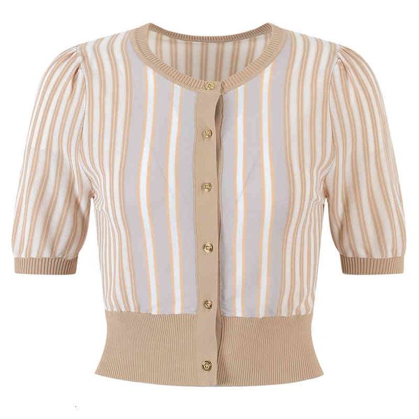 women's sweaters summer french style round neck cardigan women's casual stripe simple short sleeve sweater hqzc, White;black
women's sweaters summer french style round neck cardigan women's casual stripe simple short sleeve sweater hqzc, White;black