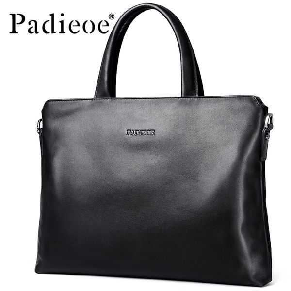 padieoe new designer brand genuine cow leather mens briefcase fashion solid color mens shoulder bag business lapbag 201120
padieoe new designer brand genuine cow leather mens briefcase fashion solid color mens shoulder bag business lapbag 201120